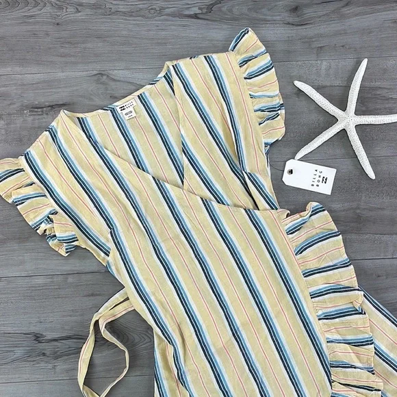 🔆BILLABONG🔆 WRAP AND ROLL WRAP DRESS - Picture 6 of 16